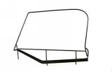 Rampage 1997-2006 Jeep Wrangler(TJ) Window Frame Only - Black thumbnail 2