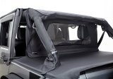 Rampage 2007-2018 Jeep Wrangler(JK) Windbreaker - Black Diamond thumbnail 5