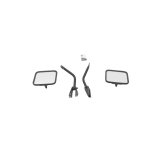 Rampage 1955-1983 Jeep CJ5 Side Mirrors - Black thumbnail 1