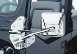 Rampage 1955-1983 Jeep CJ5 Side Mirrors - Black thumbnail 5