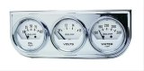 Autometer AutoGage 2in 0-100 PSI Oil Press/ 16 Volt / 130-280 Deg Water Temp - Chrome Bezel thumbnail 1