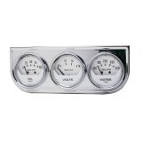 Autometer AutoGage 2in 0-100 PSI Oil Press/ 16 Volt / 130-280 Deg Water Temp - Chrome Bezel thumbnail 2