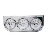 Autometer AutoGage 2in 0-100 PSI Oil Press/ 16 Volt / 130-280 Deg Water Temp - Chrome Bezel thumbnail 4
