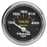 Autometer Carbon Fiber 52mm 100-250 Deg F Electronic Trans Temperature Gauge thumbnail 1