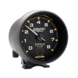 Autometer AutoGage 3-3/4in Pedestal Tachometer 0-8000 RPM Black/Black w/ Shift Light thumbnail 1