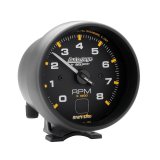 Autometer AutoGage 3-3/4in Pedestal Tachometer 0-8000 RPM Black/Black w/ Shift Light thumbnail 2