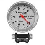 Autometer Ultra-Lite 2-5/8in Pedestal Tachometer 0-8000 RPM Gauge thumbnail 1