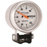 Autometer Ultra-Lite 2-5/8in Pedestal Tachometer 0-8000 RPM Gauge thumbnail 2