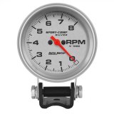 Autometer Ultra-Lite 2-5/8in Pedestal Tachometer 0-8000 RPM Gauge thumbnail 3