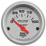Autometer Ultra-Lite 52mm 0-100 PSI Electronic Oil Pressure Gauge thumbnail 1