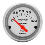 Autometer Ultra-Lite 52mm 0-100 PSI Electronic Oil Pressure Gauge thumbnail 3