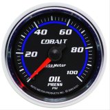 Autometer Cobalt 52mm 100 PSI Mechanical Oil Pressure Gauge thumbnail 1