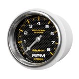 Autometer Marine Carbon Fiber 3-3/8in 8k RPM Tachometer thumbnail 7