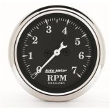 Auto Meter Gauge Kit 5 pc. 3 1/8in & 2 1/16in Mechanical Speedometer Old Tyme Black thumbnail 6