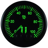 Autometer Stack Instruments Pro Control 52mm 0-100 PSI Oil Pressure Gauge - Black (1/8in NPTF Male) thumbnail 2
