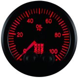 Autometer Stack Instruments Pro Control 52mm 0-100 PSI Oil Pressure Gauge - Black (1/8in NPTF Male) thumbnail 3