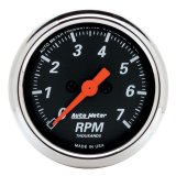 Autometer Designer Black 2-1/16in Electrical 7k RPM Tachometer thumbnail 2