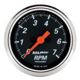 Autometer Designer Black 2-1/16in Electrical 7k RPM Tachometer thumbnail 5