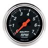 Autometer Designer Black 2-1/16in Electrical 7k RPM Tachometer thumbnail 7