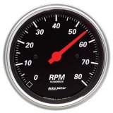 Autometer Designer Black 3-3/8in Electrical 8k RPM In-Dash Tachometer thumbnail 1