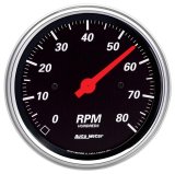 Autometer Designer Black 3-3/8in Electrical 8k RPM In-Dash Tachometer thumbnail 2