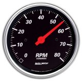 Autometer Designer Black 3-3/8in Electrical 8k RPM In-Dash Tachometer thumbnail 4