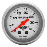 Autometer Ultra-Lite 52mm 35 PSI Mechanical Boost Gauge thumbnail 2