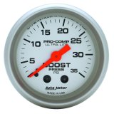 Autometer Ultra-Lite 52mm 35 PSI Mechanical Boost Gauge thumbnail 3