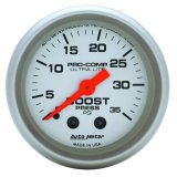 Autometer Ultra-Lite 52mm 35 PSI Mechanical Boost Gauge thumbnail 8