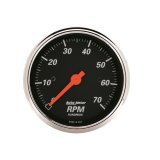 Autometer Designer Black 3-1/8in Electrical 7k RPM Tachometer thumbnail 2