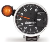 Autometer 5 inch 8000 RPM Monster Shift Lite Pedestal Tachometer thumbnail 4