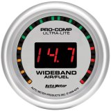 Autometer Ultra-Lite 52mm Digital Wideband Air/Fuel Ratio Street Gauge thumbnail 2