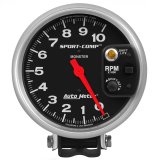 Autometer Sport-Comp 5 inch 10,000 RPM Pedestal Mount Tachometer (Shift-Lite on Control Shield) thumbnail 1