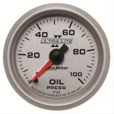 Autometer Ultra-Lite II 52mm 0-100 PSI Mechanical Oil Pressure Gauge thumbnail 2
