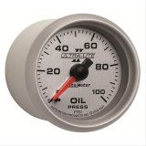Autometer Ultra-Lite II 52mm 0-100 PSI Mechanical Oil Pressure Gauge thumbnail 5