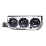 Autometer AutoGage 3-Gauge Console 52.4mm Mech 0-100 PSI Oil Press/ 10-16 V / 130-280 Deg Water Temp thumbnail 1