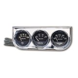 Autometer AutoGage 3-Gauge Console 52.4mm Mech 0-100 PSI Oil Press/ 10-16 V / 130-280 Deg Water Temp thumbnail 2