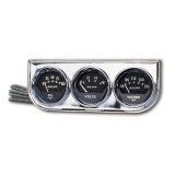 Autometer AutoGage 3-Gauge Console 52.4mm Mech 0-100 PSI Oil Press/ 10-16 V / 130-280 Deg Water Temp thumbnail 3