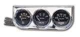 Autometer AutoGage 3-Gauge Console 52.4mm Mech 0-100 PSI Oil Press/ 10-16 V / 130-280 Deg Water Temp thumbnail 8