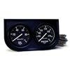 Autometer AutoGage Two-Gauge Console 52.4mm Mech 0-100 PSI Oil Press / 130-280 Deg Water Temp- Black thumbnail 6