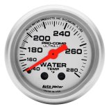Autometer Ultra-Lite 52mm 140-280 Deg F Mechanical Water Temp Gauge - White thumbnail 6