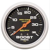 Autometer Pro-Comp 2 5/8in 0-35 PSI Liquid Filled Mech Boost Pressure Gauge thumbnail 1