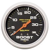 Autometer Pro-Comp 2 5/8in 0-35 PSI Liquid Filled Mech Boost Pressure Gauge thumbnail 3