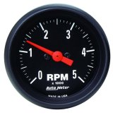 Autometer Z-Series 52mm 5000RPM In-Dash Tachometer thumbnail 2