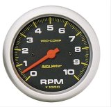 Autometer 3 3/8in Pro-Comp In-Dash 10000 RPM Tachometer thumbnail 1