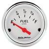 Autometer Arctic White 52mm 0E-90F Short Sweep Electronic Fuel Level Gauge thumbnail 6