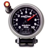 Autometer Sport-Comp II Quick Lite 3 3/4in 10K RPM Pedestal Tachometer thumbnail 5