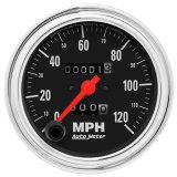 Autometer Traditional Chrome 3-3/8in 120 MPH In-Dash Full Sweep Mechanical Speedometer thumbnail 4