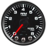 Autometer Spek-Pro Gauge Boost 2 1/16in 60psi Stepper Motor W/Peak & Warn Blk/Chrm thumbnail 9