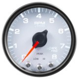 Autometer Spek-Pro Gauge Tach 2 1/16in 11K Rpm W/ Shift Light & Peak Mem Wht/Blk thumbnail 6